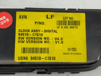 2011-2015 Hyundai Sonata Climate Control Module Temperature AC/Heater Replacement P/N:94510-C1510 Fits OEM Used Auto Parts -