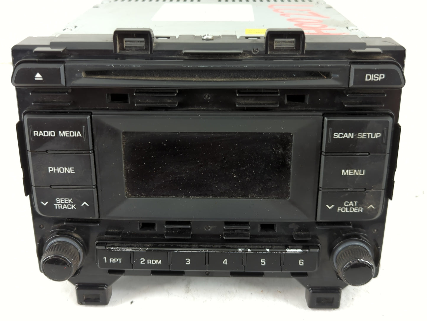2015 Hyundai Sonata Radio AM FM Cd Player Receiver Replacement P/N:96170-C20004X Fits OEM Used Auto Parts - Oemusedautoparts