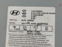 2015 Hyundai Sonata Radio AM FM Cd Player Receiver Replacement P/N:96170-C20004X Fits OEM Used Auto Parts - Oemusedautoparts