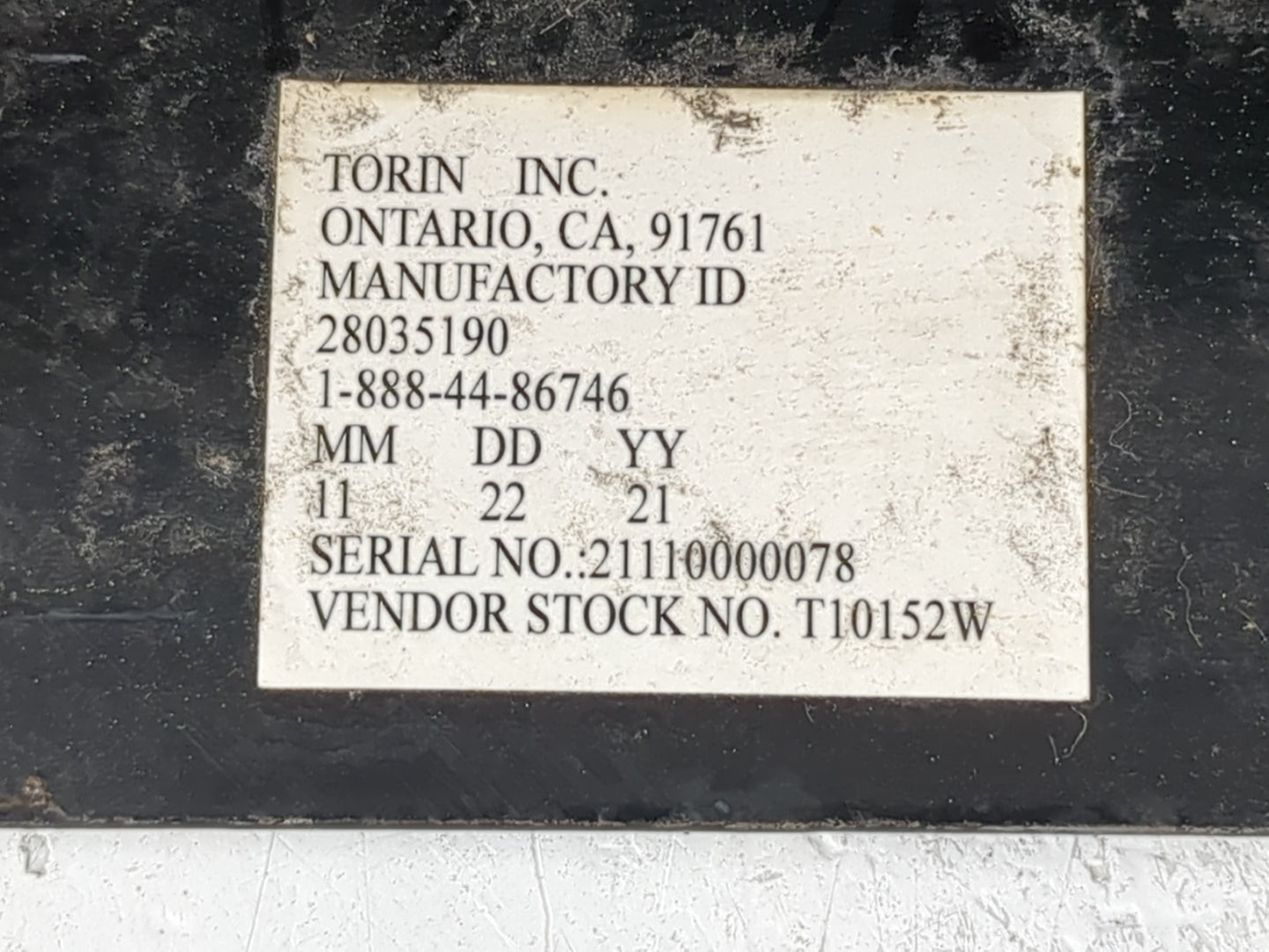 2015 Hyundai Sonata Spare Scissor Car Jack 1120625 - Oemusedautoparts1.com