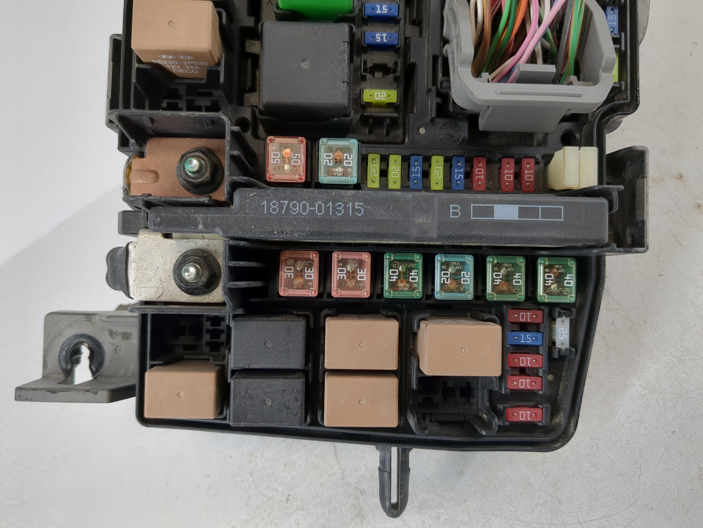 2013-2015 Hyundai Sonata Fusebox Fuse Box Panel Relay Module P/N:91251-4R033 Fits Fits 2013 2014 2015 OEM Used Auto Parts - 