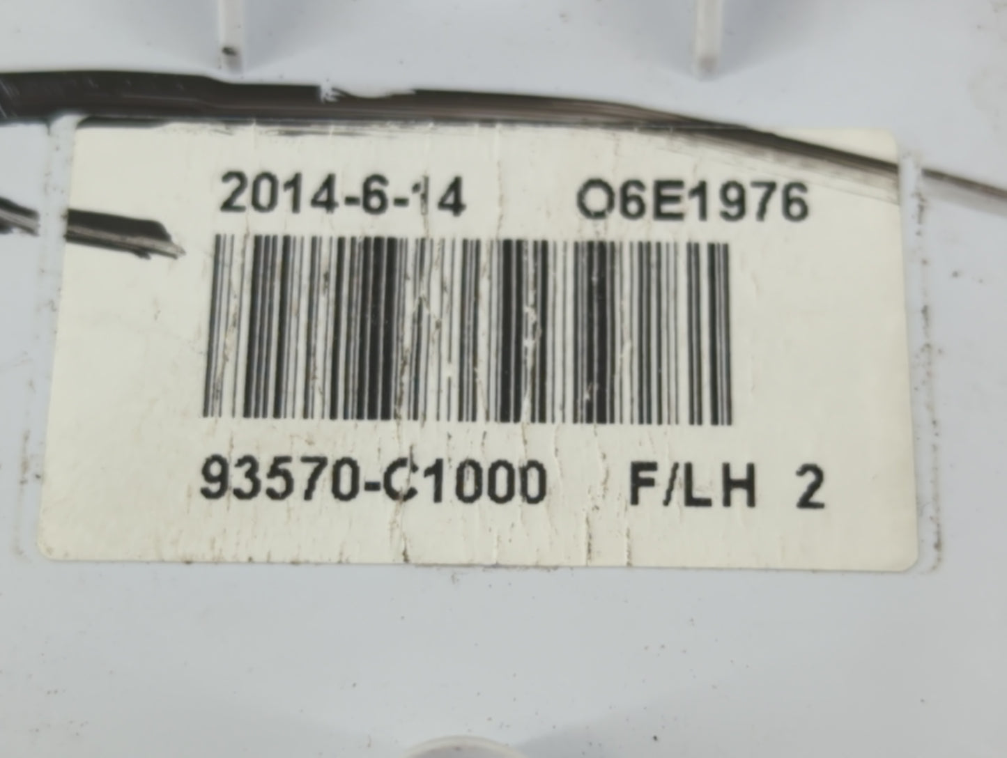 2015-2019 Hyundai Sonata Master Power Window Switch Replacement Driver Side Left P/N:93570-C1000 Fits OEM Used Auto Parts - 