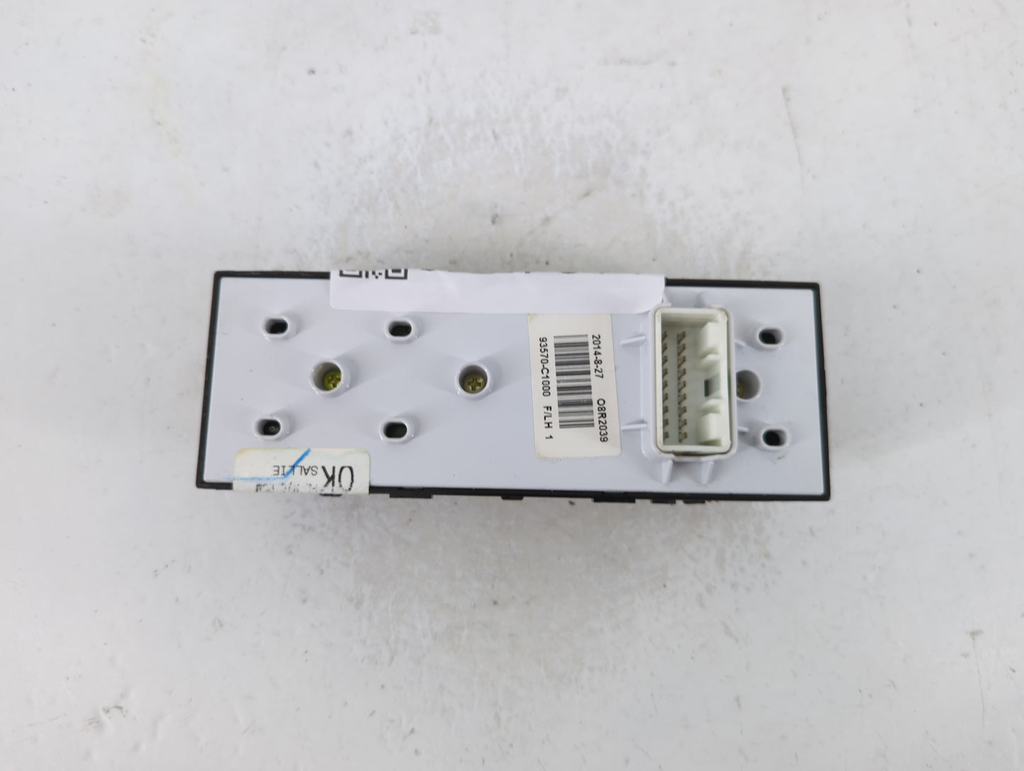 2015-2019 Hyundai Sonata Master Power Window Switch Replacement Driver Side Left P/N:93570-C1000 Fits OEM Used Auto Parts - 