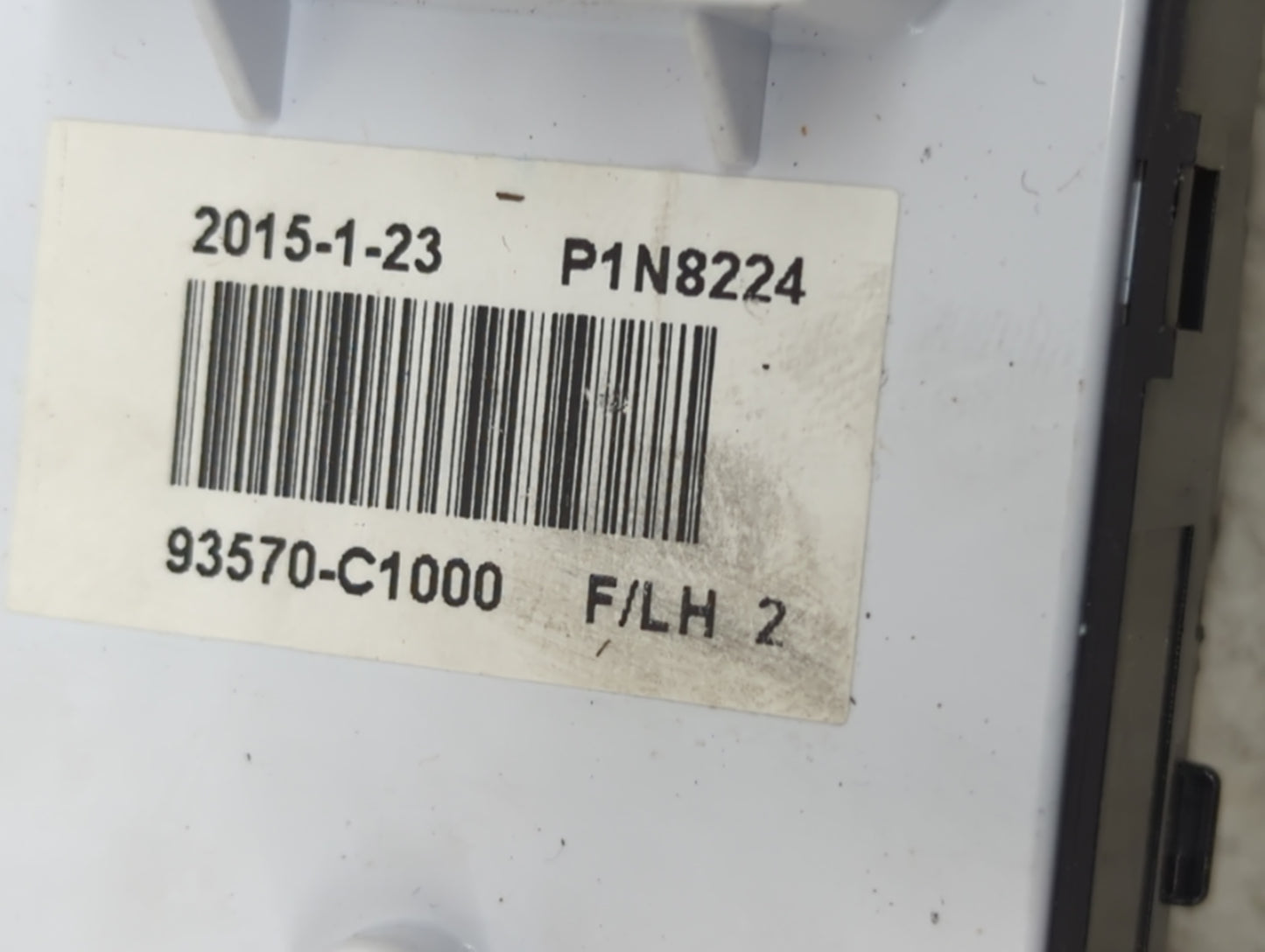 2015-2019 Hyundai Sonata Master Power Window Switch Replacement Driver Side Left Fits Fits 2015 2016 2017 2018 2019 OEM Used