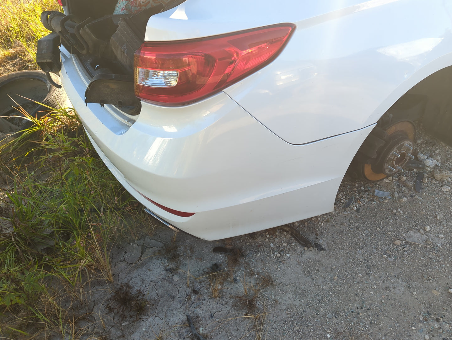 2015-2017 Hyundai Sonata Rear Bumper Assembly Oem - Oemusedautoparts1.com
