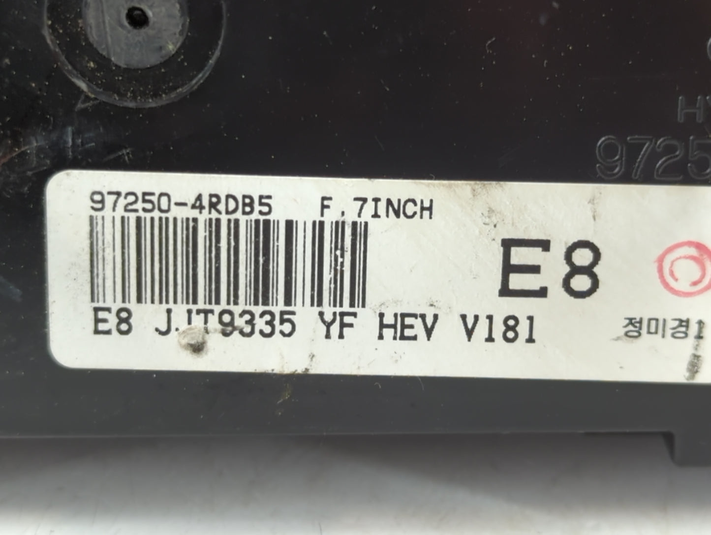 2011-2015 Hyundai Sonata Climate Control Module Temperature AC/Heater Replacement P/N:97250-4RDB5 Fits OEM Used Auto Parts -