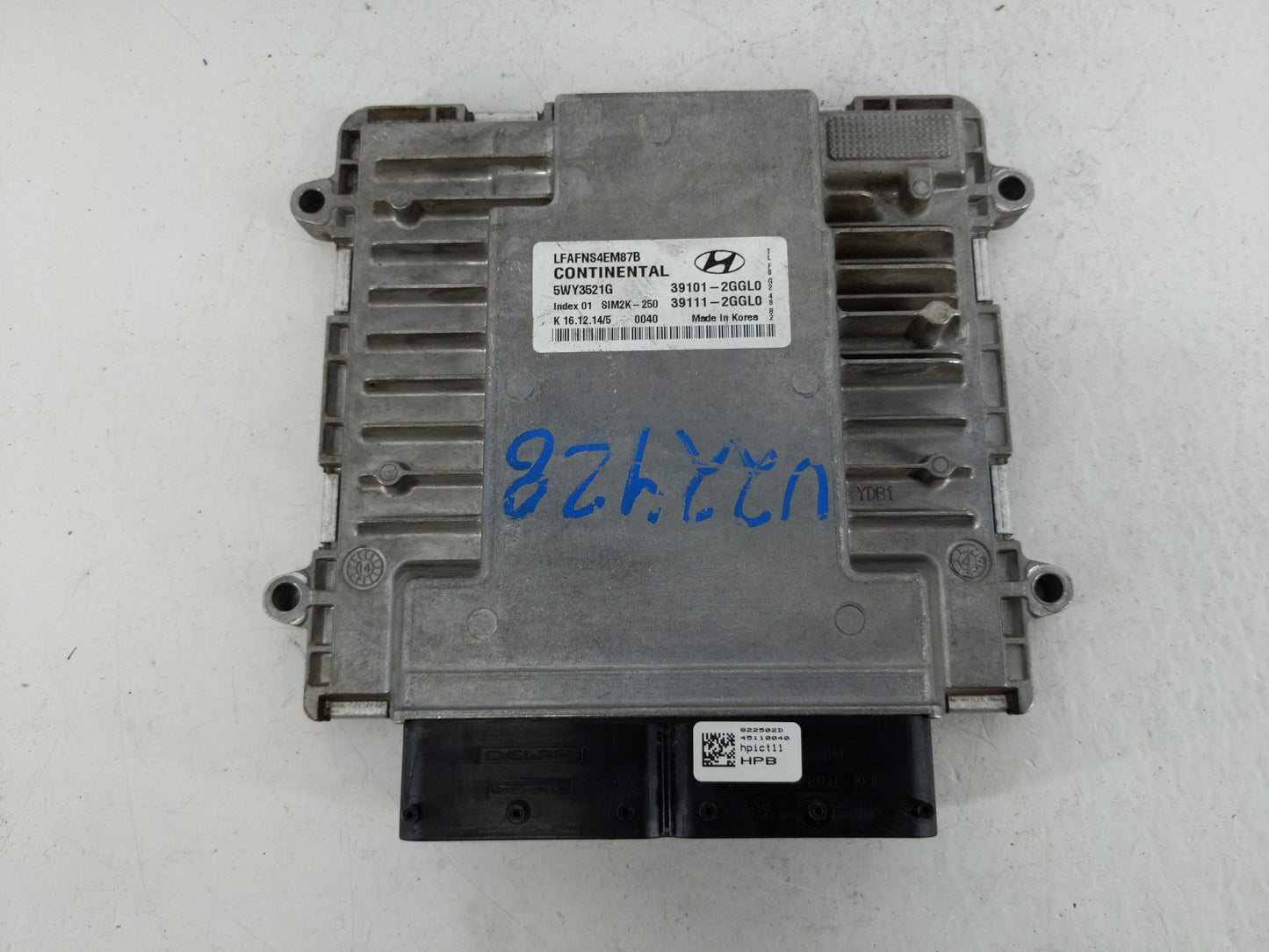 2015-2017 Hyundai Sonata PCM Engine Control Computer ECU ECM PCU OEM P/N:39111-2GGGL0 39101-2GGL0 Fits Fits 2015 2016 2017 O
