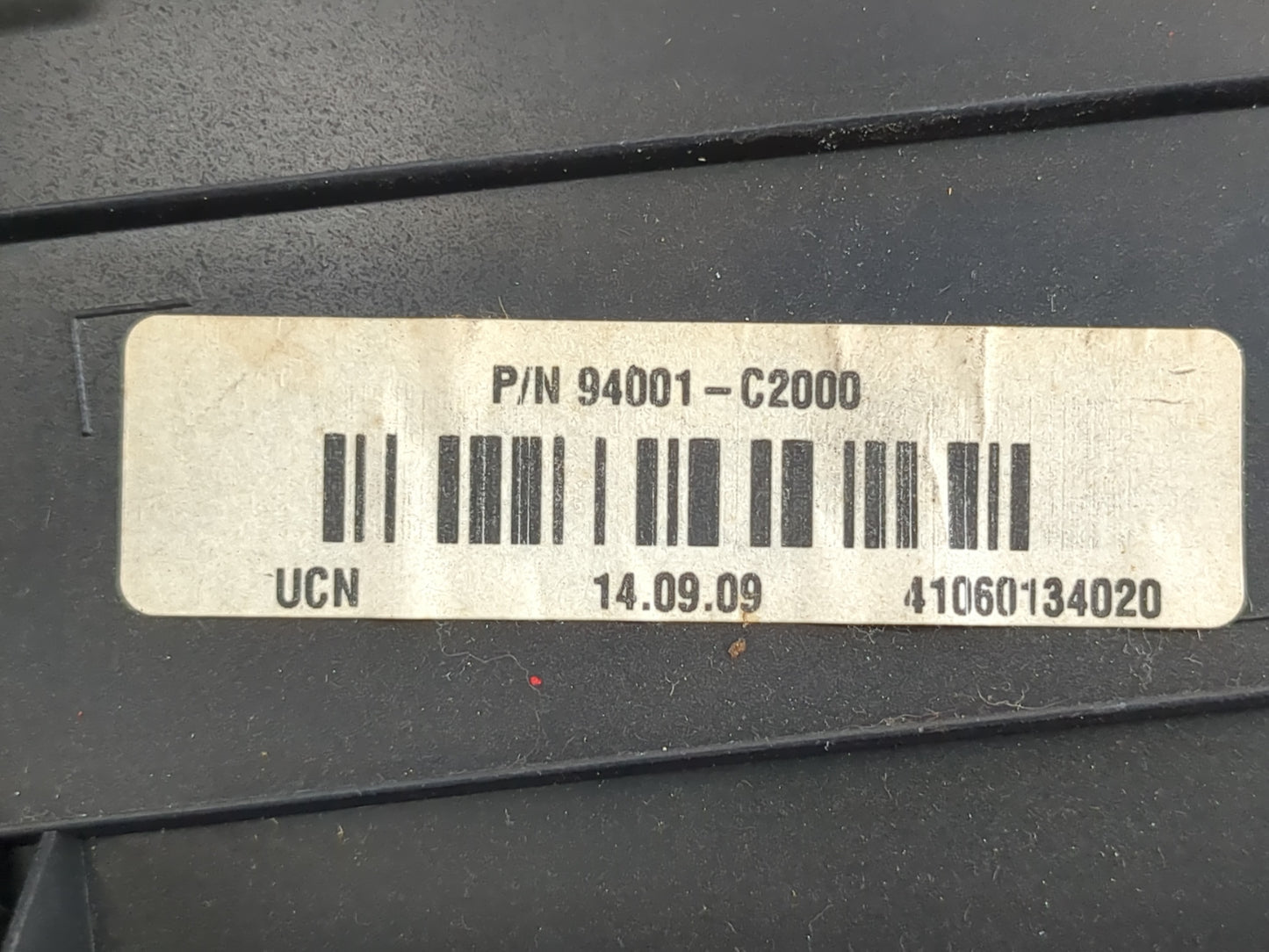 2015 Hyundai Sonata Instrument Cluster Speedometer Gauges P/N:94001-C2000 Fits OEM Used Auto Parts - Oemusedautoparts1.com