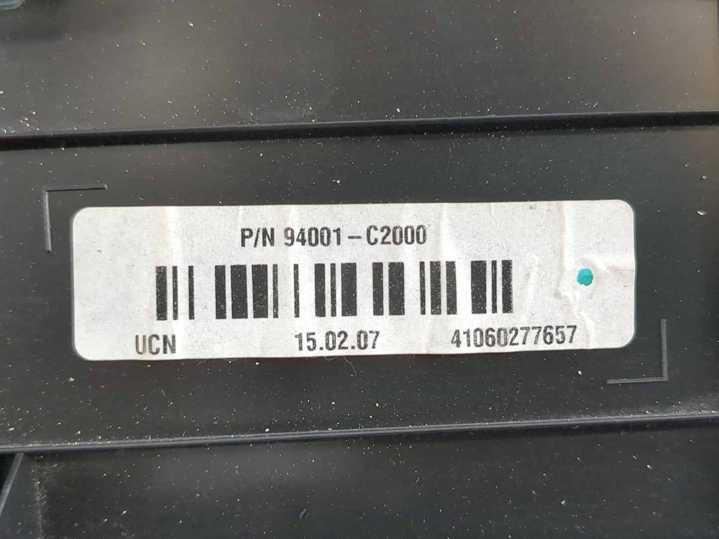 2015 Hyundai Sonata Instrument Cluster Speedometer Gauges P/N:94001-C2000 Fits OEM Used Auto Parts - Oemusedautoparts1.com