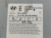2015 Hyundai Sonata Radio AM FM Cd Player Receiver Replacement P/N:96170-C20004X Fits OEM Used Auto Parts - Oemusedautoparts