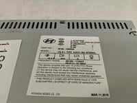 2015-2017 Hyundai Sonata Radio AM FM Cd Player Receiver Replacement P/N:96180-C20004X Fits Fits 2015 2016 2017 OEM Used Auto