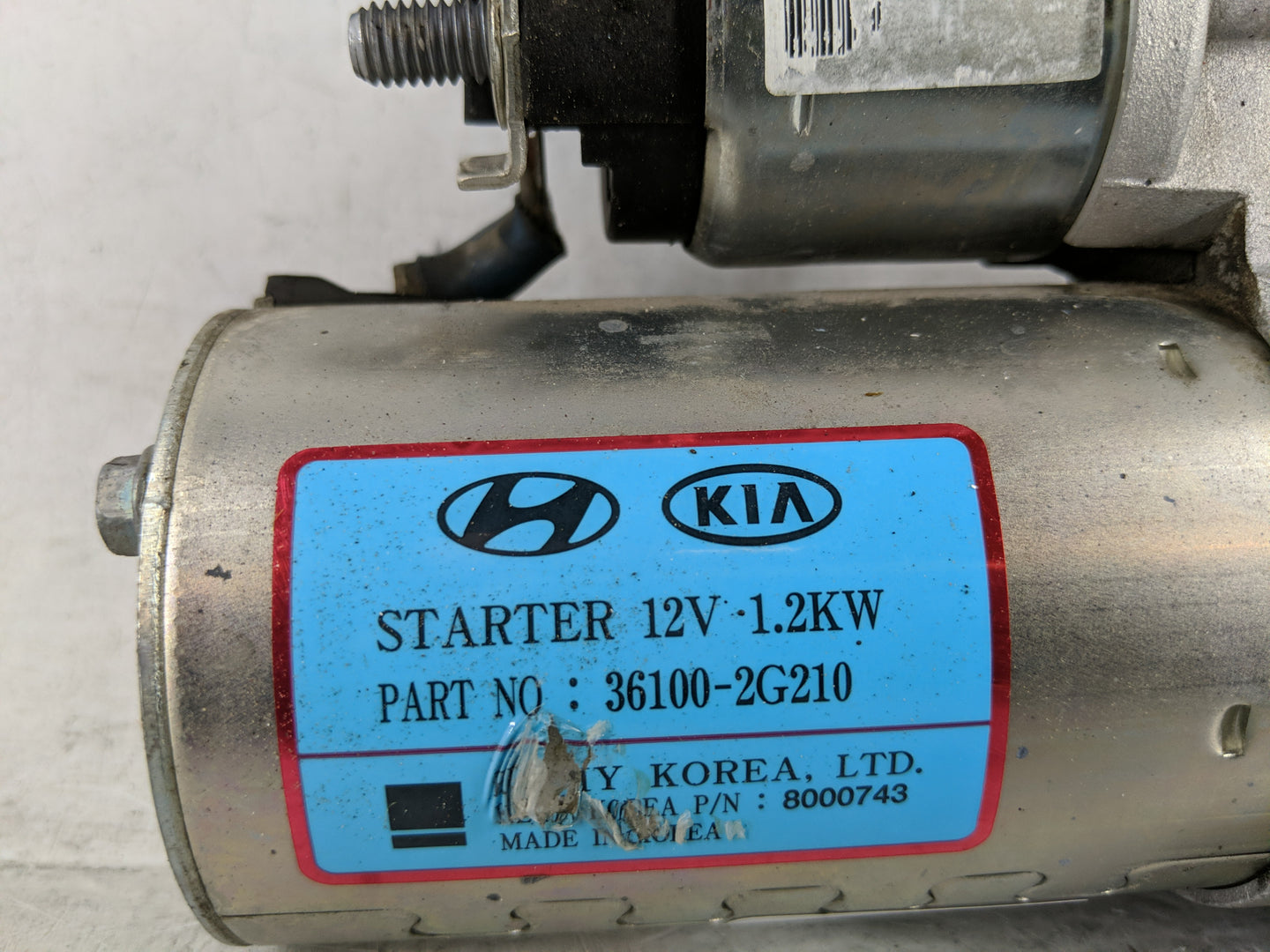 2008-2015 Hyundai Sonata Car Starter Motor Solenoid OEM P/N:36100-2G250 36100-2G200 Fits OEM Used Auto Parts - Oemusedautopa