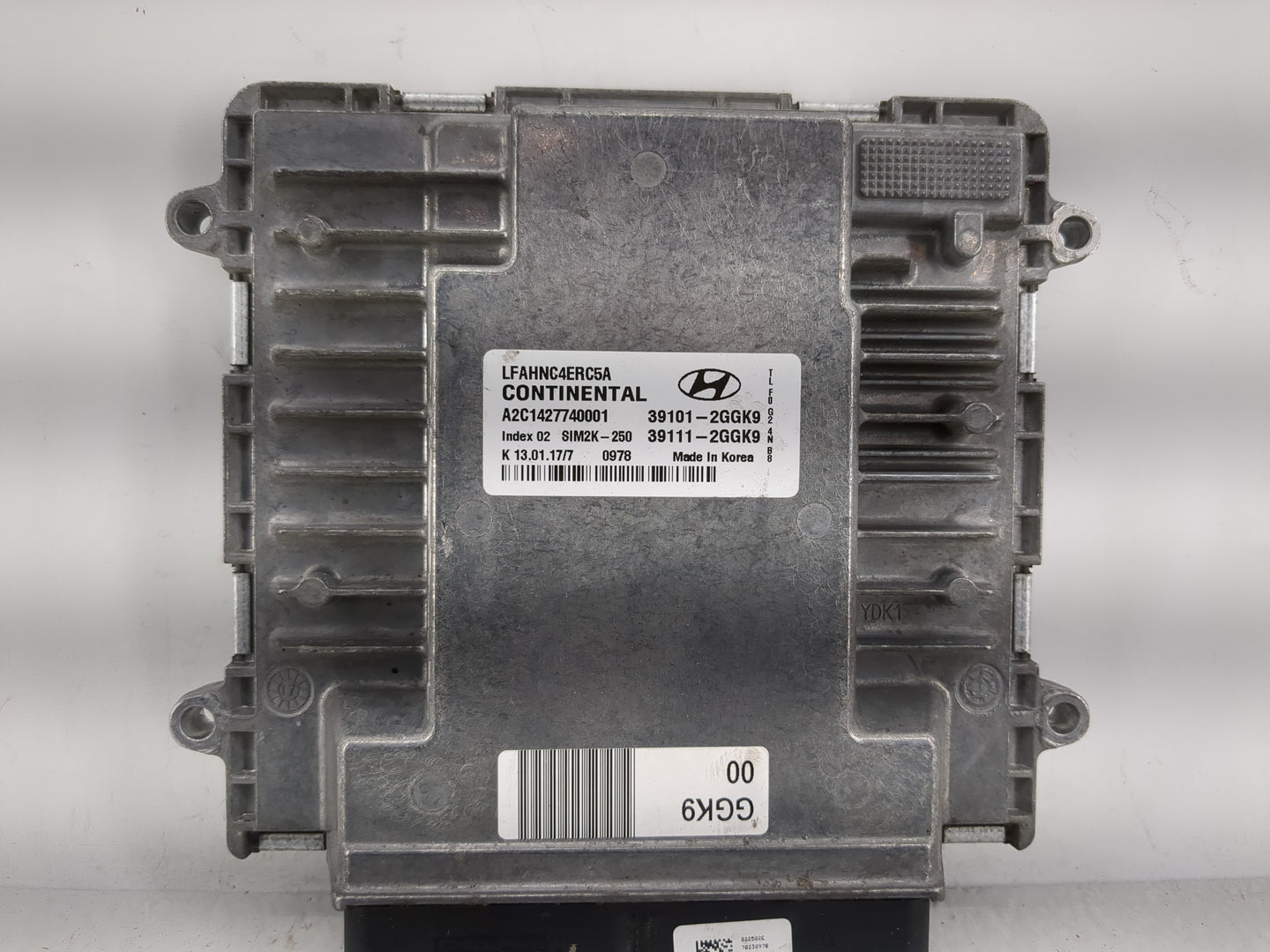 2015-2017 Hyundai Sonata PCM Engine Control Computer ECU ECM PCU OEM P/N:39101-2GGK5 Fits Fits 2015 2016 2017 OEM Used Auto 
