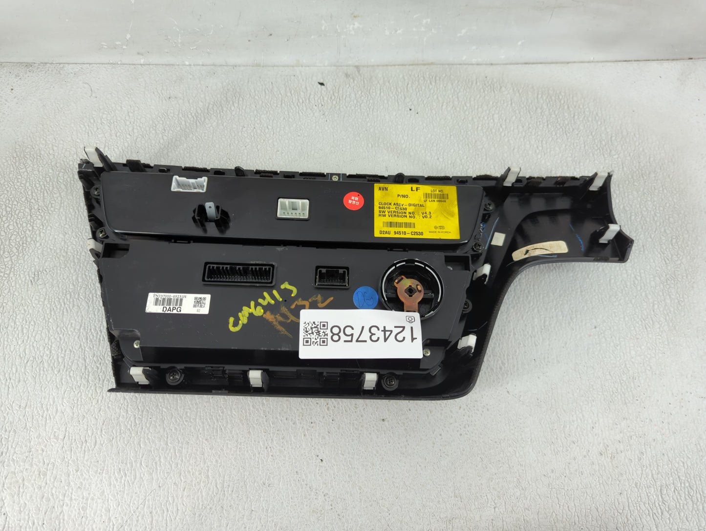 2015 Hyundai Sonata Climate Control Module Temperature AC/Heater Replacement P/N:94510-C2530 Fits OEM Used Auto Parts - Oemu