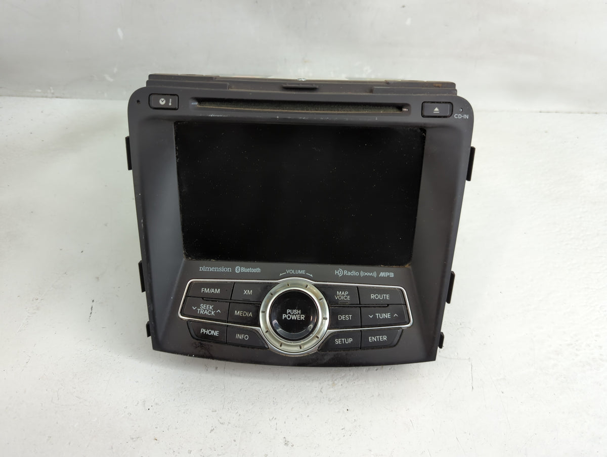 2015 Hyundai Sonata Information Radio Display Screen 1257662 - Oemusedautoparts1.com