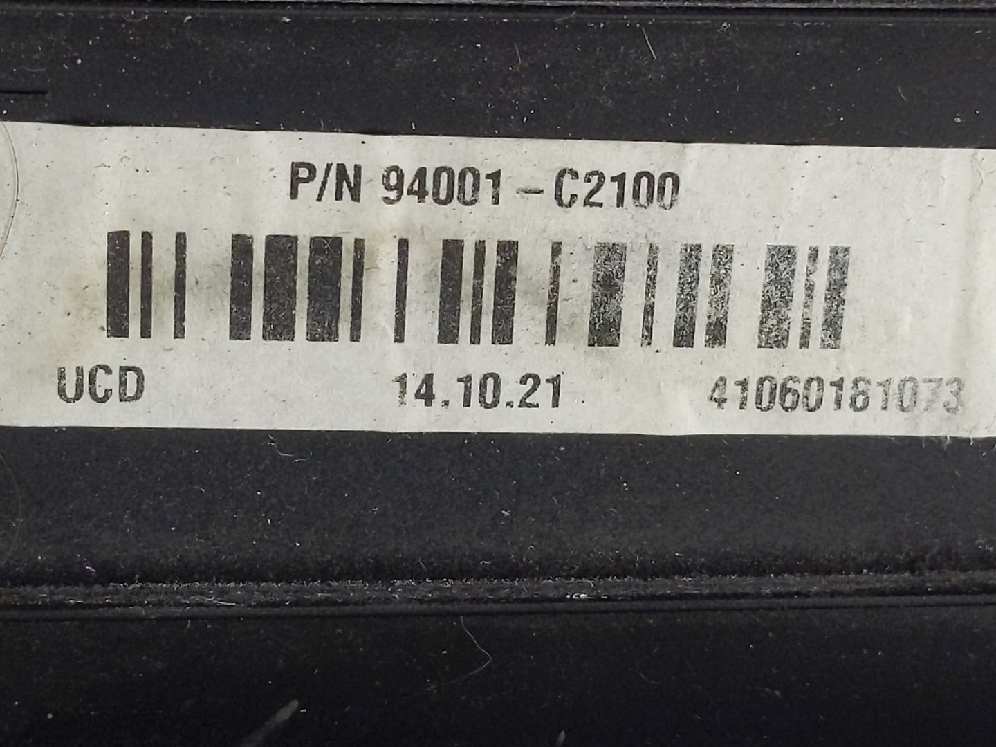 2015 Hyundai Sonata Instrument Cluster Speedometer Gauges P/N:94001-C2100 Fits OEM Used Auto Parts - Oemusedautoparts1.com
