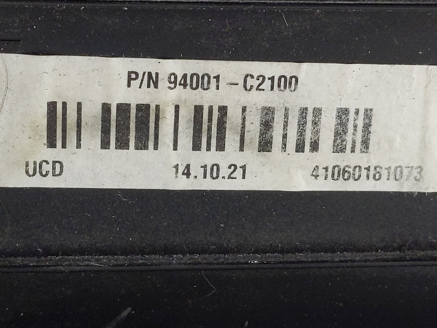 2015 Hyundai Sonata Instrument Cluster Speedometer Gauges P/N:94001-C2100 Fits OEM Used Auto Parts - Oemusedautoparts1.com