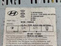 2015 Hyundai Sonata Radio AM FM Cd Player Receiver Replacement P/N:96180-C20004X Fits OEM Used Auto Parts - Oemusedautoparts