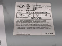 2015-2017 Hyundai Sonata Radio AM FM Cd Player Receiver Replacement P/N:96180-C20004X Fits Fits 2015 2016 2017 OEM Used Auto