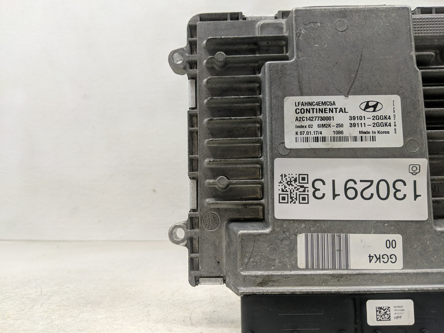 2015-2017 Hyundai Sonata PCM Engine Control Computer ECU ECM PCU OEM P/N:39111-2GGK0 39101-2GGK0 Fits Fits 2015 2016 2017 OE