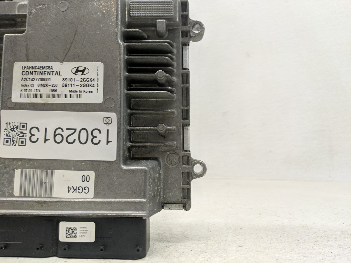 2015-2017 Hyundai Sonata PCM Engine Control Computer ECU ECM PCU OEM P/N:39111-2GGK0 39101-2GGK0 Fits Fits 2015 2016 2017 OE
