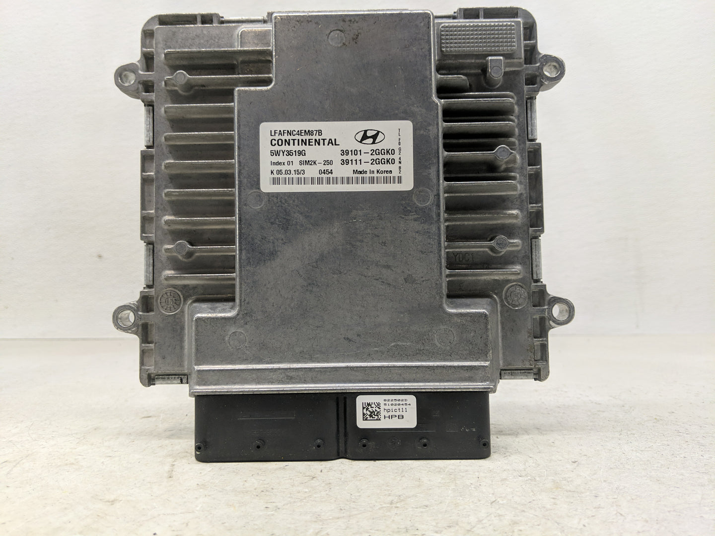 2015-2017 Hyundai Sonata PCM Engine Control Computer ECU ECM PCU OEM P/N:39111-2GGK0 39101-2GGK0 Fits Fits 2015 2016 2017 OE