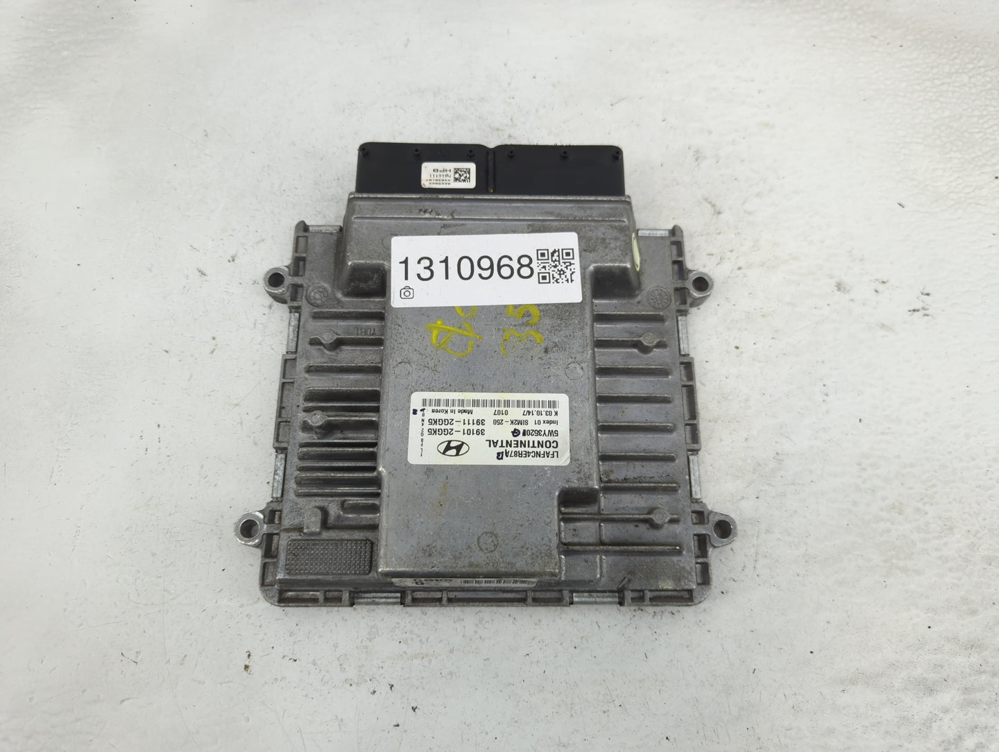 2015-2017 Hyundai Sonata PCM Engine Control Computer ECU ECM PCU OEM P/N:39111-2GGK5 39101-2GGK5 Fits Fits 2015 2016 2017 OE