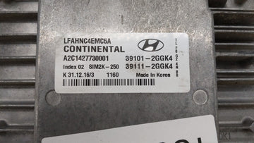 2015-2017 Hyundai Sonata PCM Engine Control Computer ECU ECM PCU OEM P/N:39101-2GGK4 39111-2GGK4 Fits Fits 2015 2016 2017 OEM Used Auto Parts