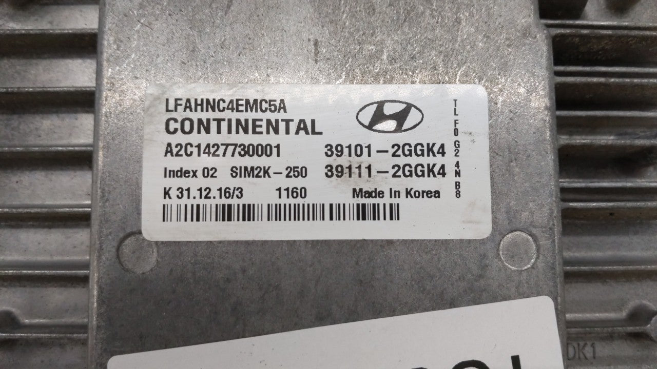 2015-2017 Hyundai Sonata PCM Engine Control Computer ECU ECM PCU OEM P/N:39101-2GGK4 39111-2GGK4 Fits Fits 2015 2016 2017 OE