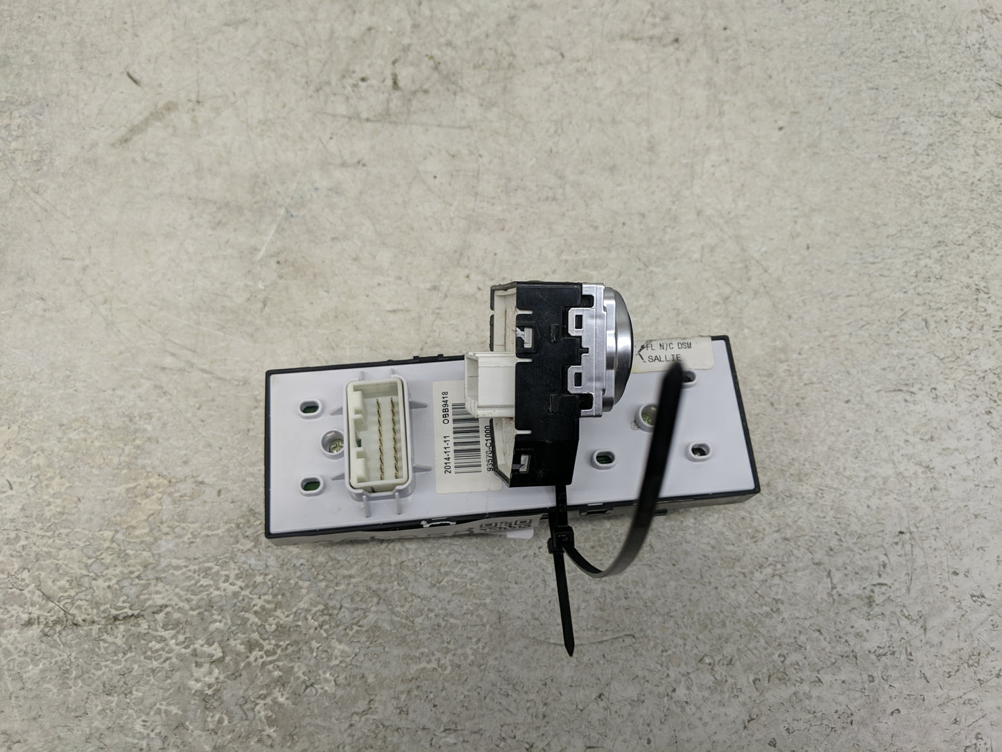 2015-2017 Hyundai Sonata Master Power Window Switch Replacement Driver Side Left Fits Fits 2015 2016 2017 OEM Used Auto Part