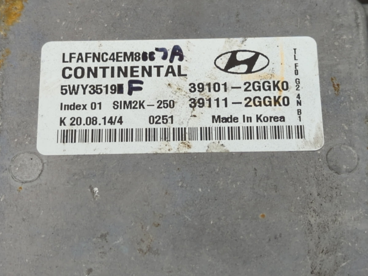 2015-2017 Hyundai Sonata PCM Engine Control Computer ECU ECM PCU OEM P/N:39111-2GGK0 39101-2GGK0 Fits 2015 2016 2017 OEM Use