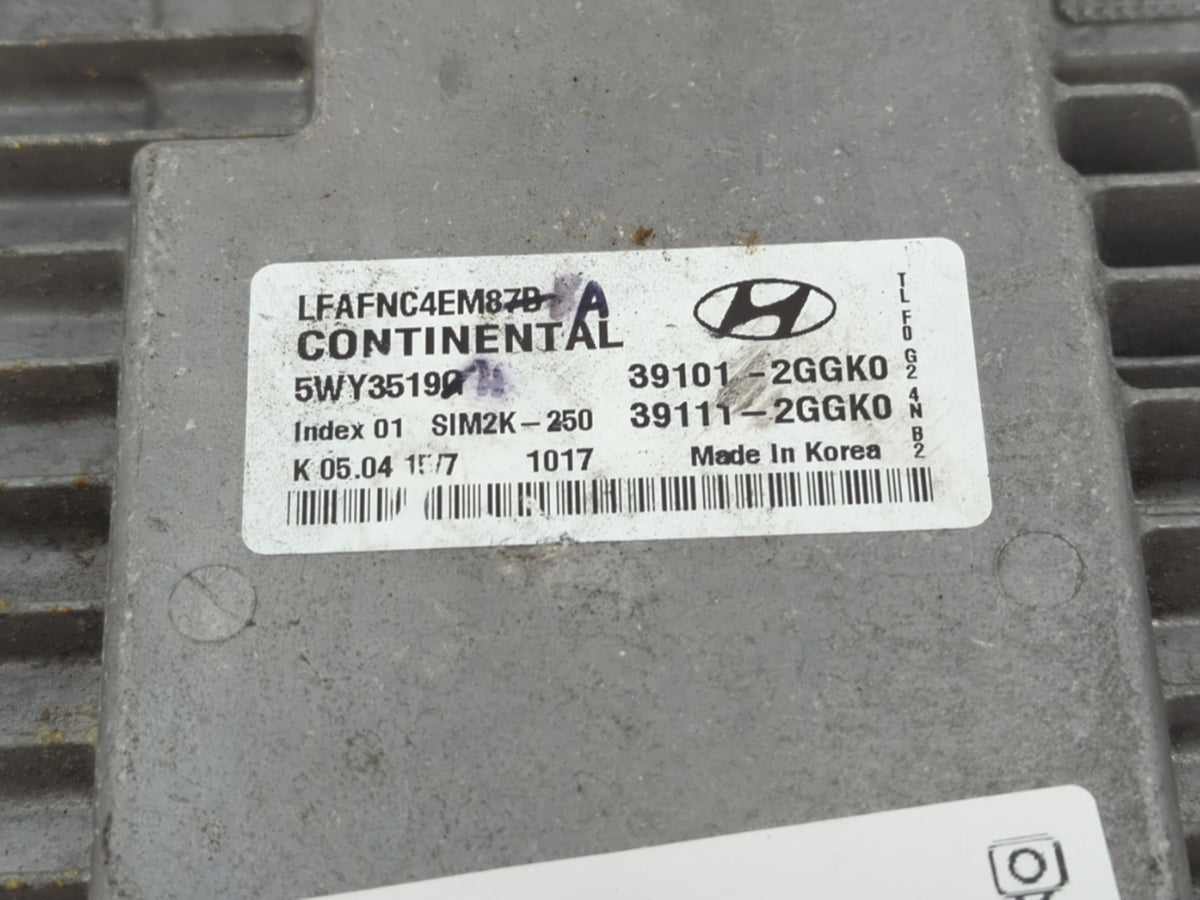 2015-2017 Hyundai Sonata PCM Engine Control Computer ECU ECM PCU OEM P/N:39111-2GGK0 39101-2GGK0 Fits 2015 2016 2017 OEM Use