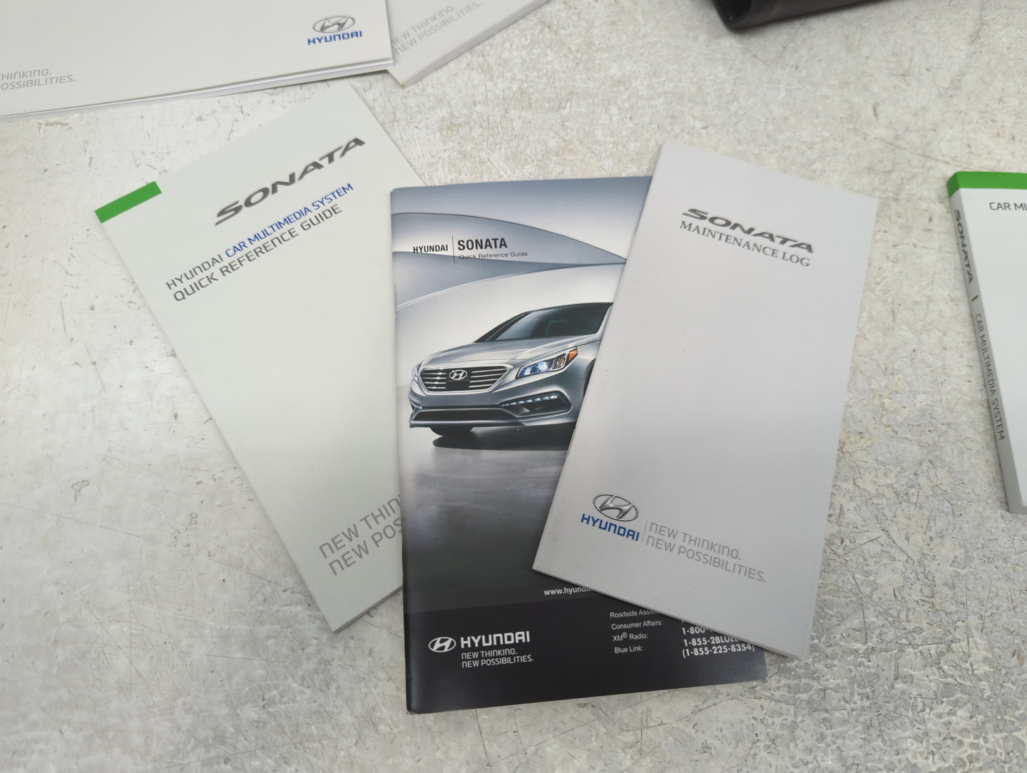 2015 Hyundai Sonata Owners Manual Book Guide P/N:FC10-EU40F OEM Used Auto Parts - Oemusedautoparts1.com