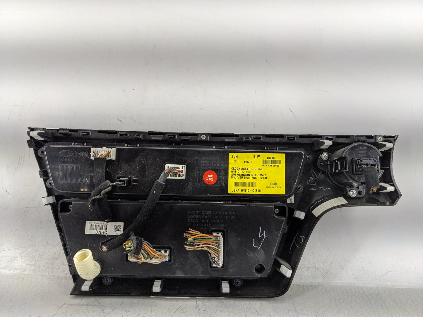 2015-2017 Hyundai Sonata Climate Control Module Temperature AC/Heater Replacement P/N:94510-C1510 Fits Fits 2015 2016 2017 O