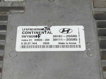 2015 Hyundai Sonata PCM Engine Control Computer ECU ECM PCU OEM P/N:5WY3520F 39101 2GGK5, 39111-2GGK5 Fits OEM Used Auto Parts