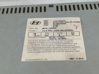 2015 Hyundai Sonata Radio AM FM Cd Player Receiver Replacement P/N:96170-C20004X Fits OEM Used Auto Parts - Oemusedautoparts