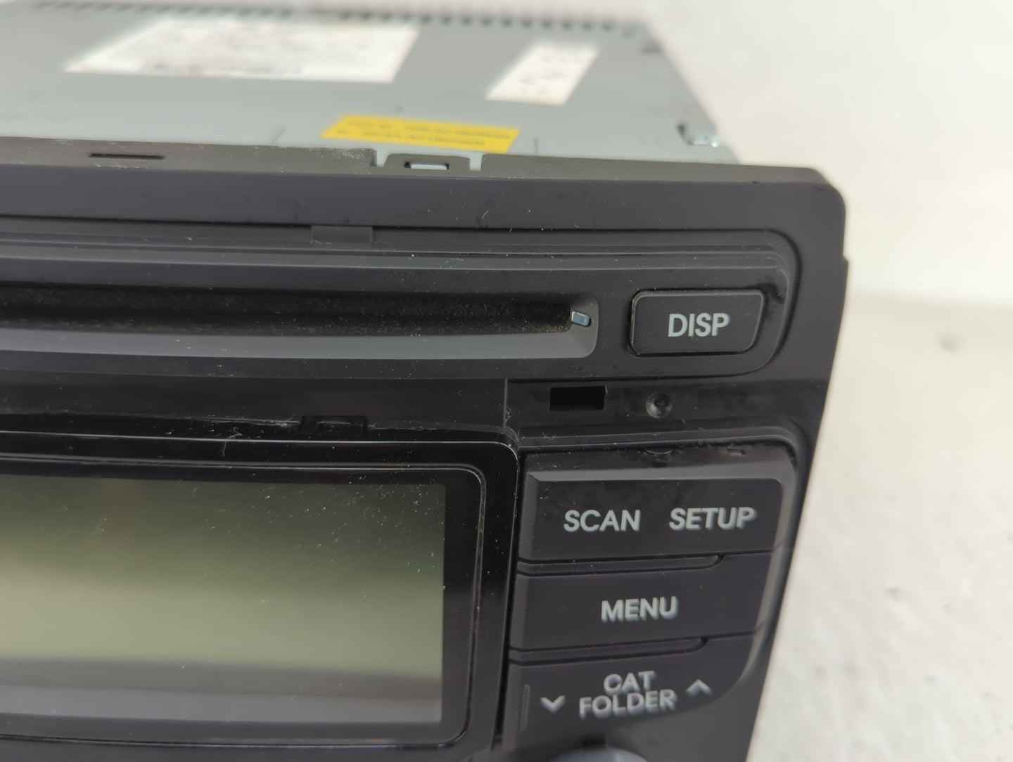2012-2015 Hyundai Sonata Radio AM FM Cd Player Receiver Replacement P/N:96180-3Q600 Fits Fits 2012 2013 2014 2015 OEM Used A