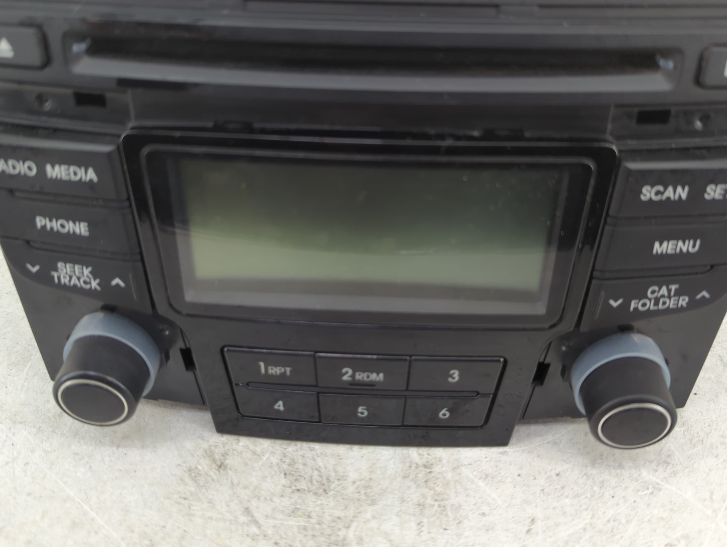 2012-2015 Hyundai Sonata Radio AM FM Cd Player Receiver Replacement P/N:96180-3Q600 Fits Fits 2012 2013 2014 2015 OEM Used A