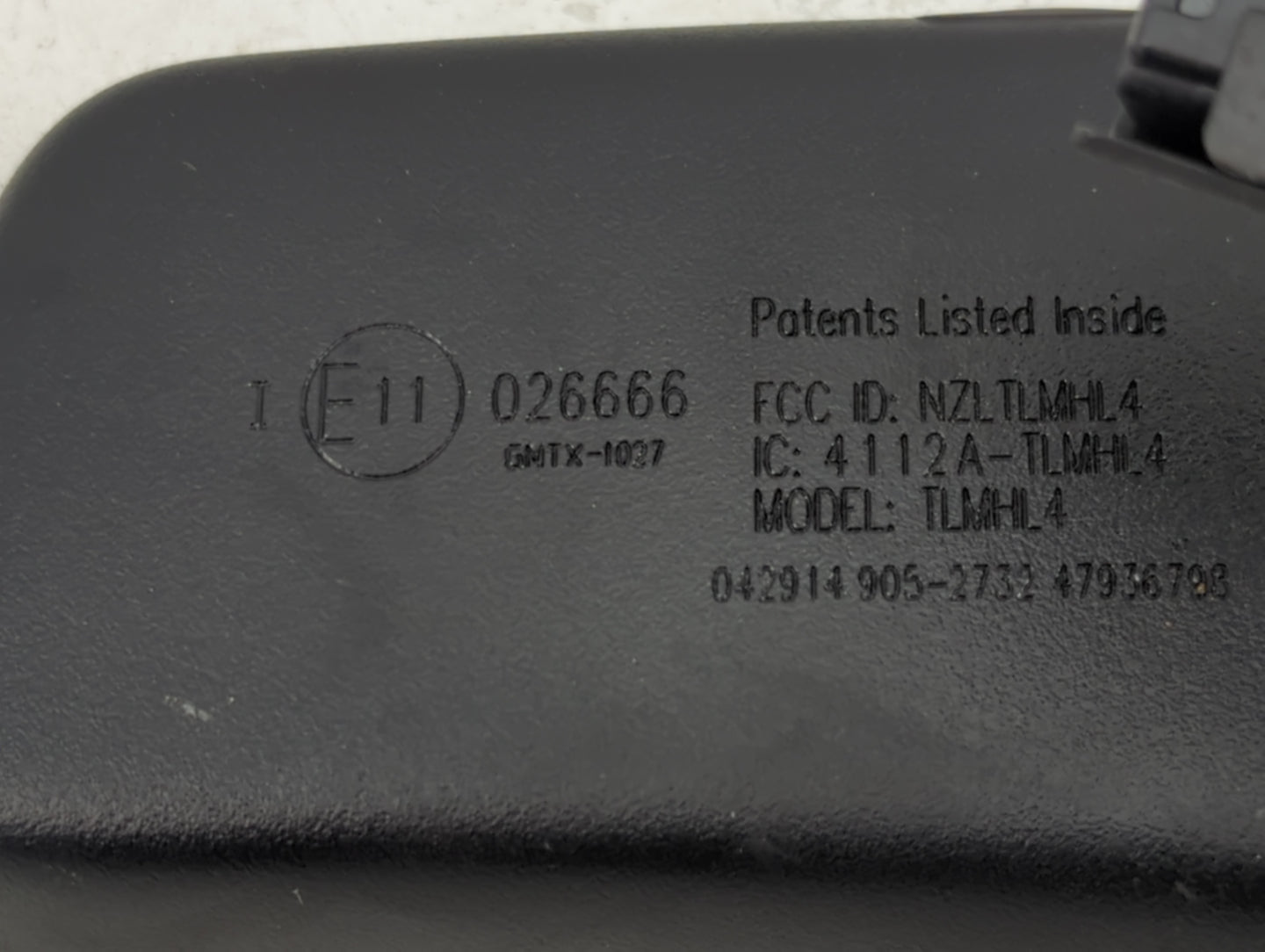 2011-2019 Hyundai Sonata Interior Rear View Mirror Replacement OEM P/N:4112A-TLMHL4 Fits OEM Used Auto Parts - Oemusedautopa