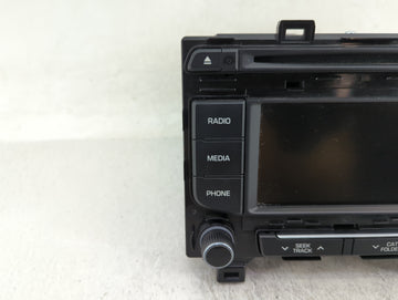 2015-2017 Hyundai Sonata Radio AM FM Cd Player Receiver Replacement P/N:96180-C20004X Fits Fits 2015 2016 2017 OEM Used Auto Parts