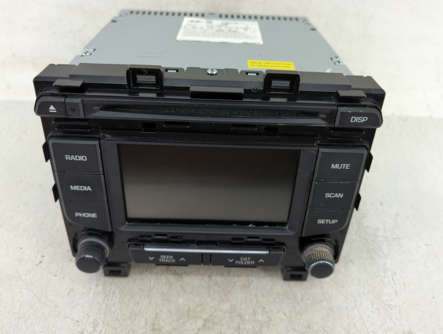2015-2017 Hyundai Sonata Radio AM FM Cd Player Receiver Replacement P/N:96180-C20004X Fits Fits 2015 2016 2017 OEM Used Auto