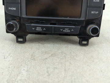 2015-2017 Hyundai Sonata Radio AM FM Cd Player Receiver Replacement P/N:96180-C20004X Fits Fits 2015 2016 2017 OEM Used Auto Parts