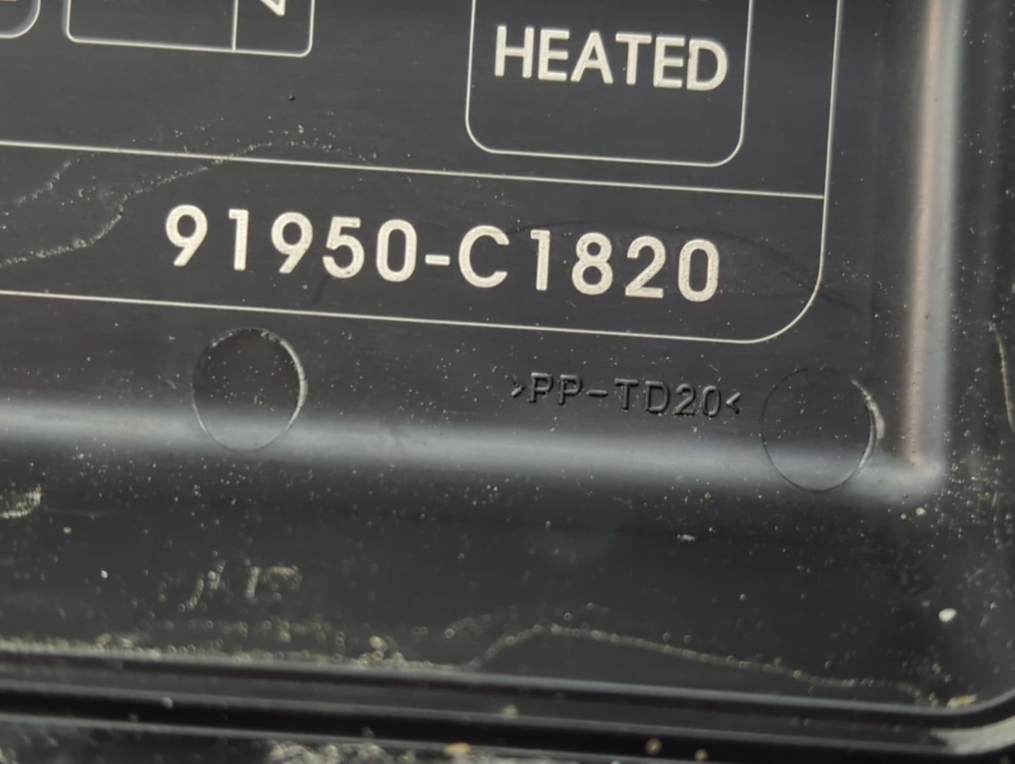 2015 Hyundai Sonata Fusebox Fuse Box Panel Relay Module P/N:91950-C1820 Fits OEM Used Auto Parts - Oemusedautoparts1.com
