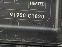 2015 Hyundai Sonata Fusebox Fuse Box Panel Relay Module P/N:91950-C1820 Fits OEM Used Auto Parts - Oemusedautoparts1.com
