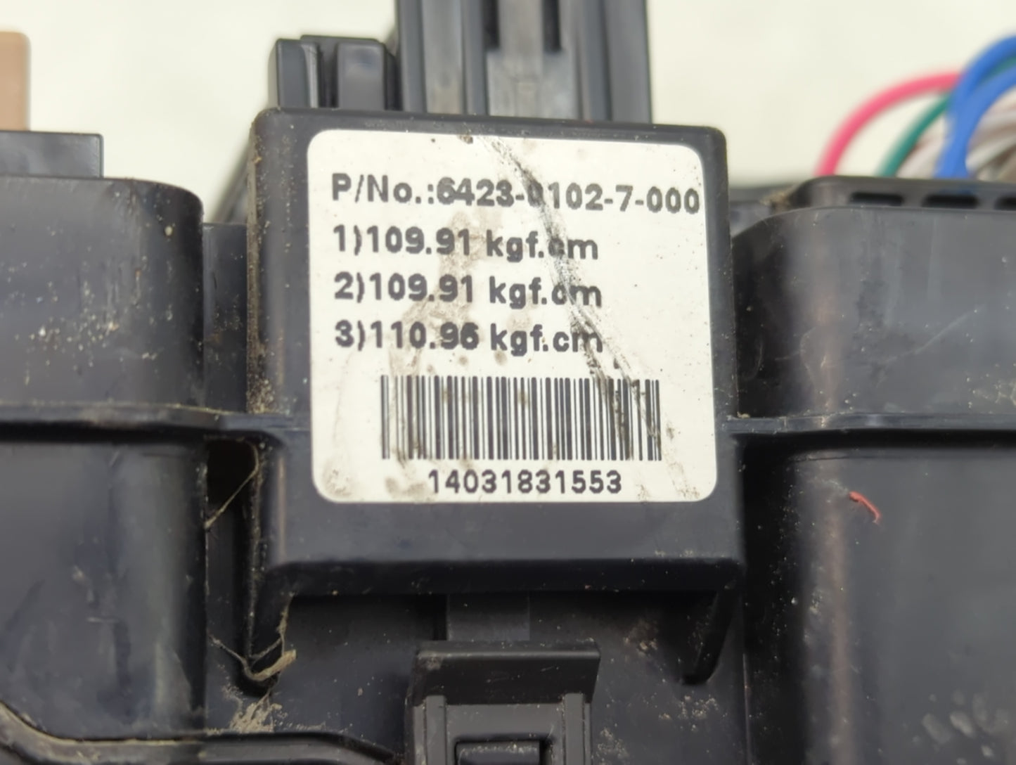 2015 Hyundai Sonata Fusebox Fuse Box Panel Relay Module P/N:6423-0102-7-000 Fits OEM Used Auto Parts - Oemusedautoparts1.com