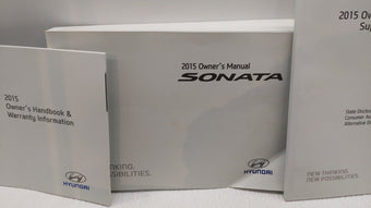 compare product 2015 Hyundai Sonata Owners Manual Book Guide OEM Used Auto Parts