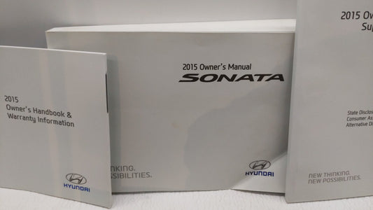 2015 Hyundai Sonata Owners Manual Book Guide OEM Used Auto Parts - Oemusedautoparts1.com