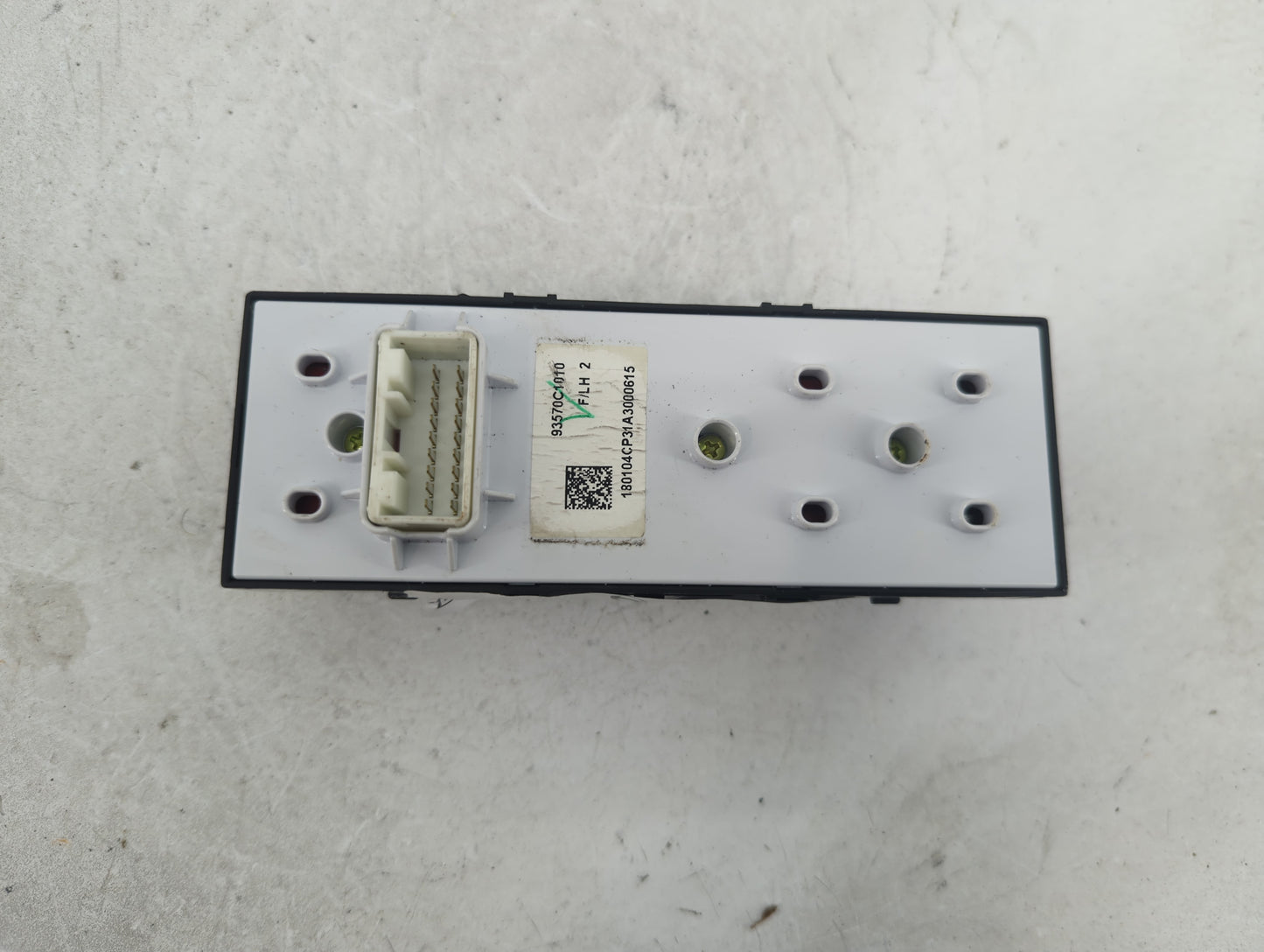 2015-2019 Hyundai Sonata Master Power Window Switch Replacement Driver Side Left P/N:93570C1010 Fits Fits 2015 2016 2017 201