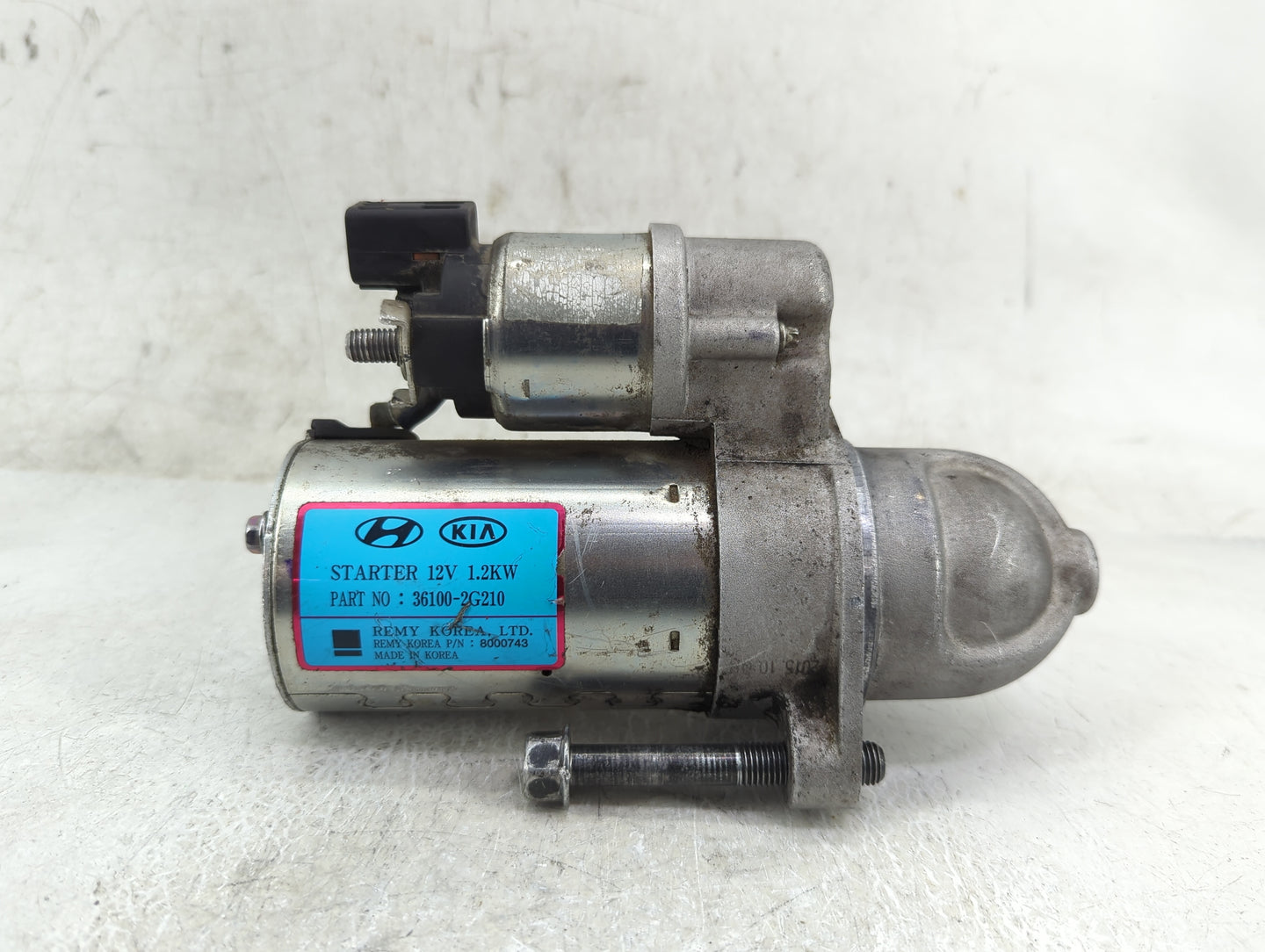 2015-2019 Hyundai Sonata Car Starter Motor Solenoid OEM P/N:36100-2G210 Fits Fits 2015 2016 2017 2018 2019 2020 OEM Used Aut