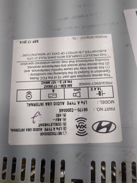 2015 Hyundai Sonata Radio AM FM Cd Player Receiver Replacement P/N:96170-C20004X Fits OEM Used Auto Parts - Oemusedautoparts
